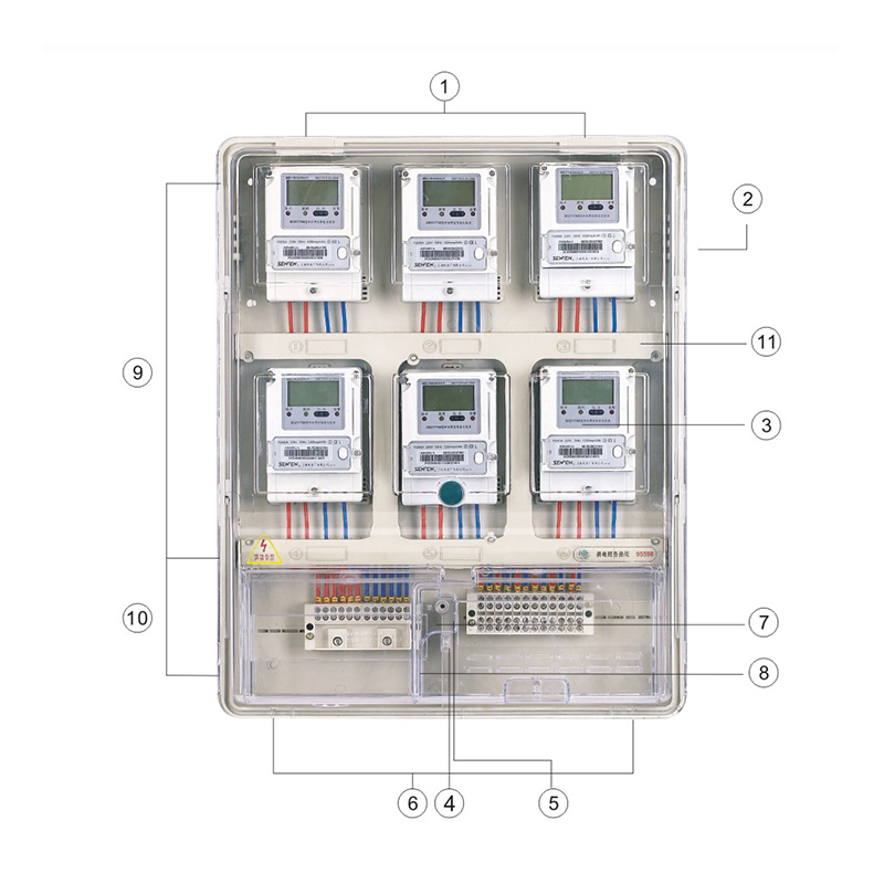 透明箱体结构示意图